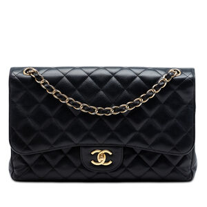 Pre-Loved Chanel Jumbo Classic Caviar Double Flap